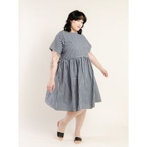 EUC Tradlands Nico Dress, Black Gingham, Small